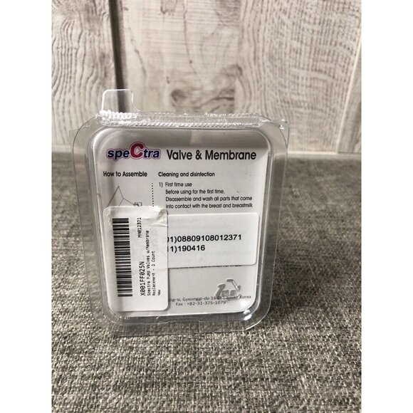 Spectra Breast Pump Valve and Membrane Replacement Clear - Picture 2 of 3